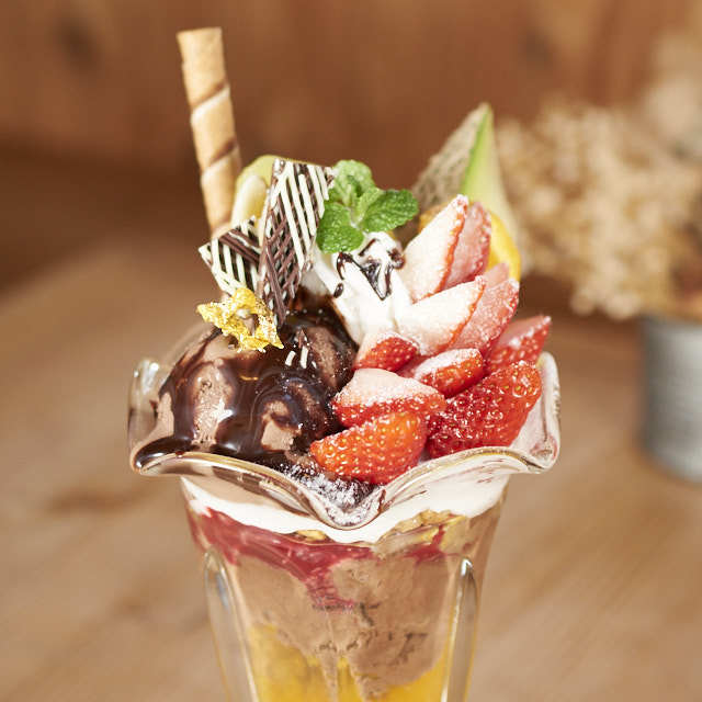 味変を楽しむチョコパフェ ワンデリ 冬パフェ 森のしずく レストラン 日置市 かごぶら 味変を楽しむチョコパフェ ワンデリ 冬パフェ 森のしずく レストラン 日置市 かごぶら