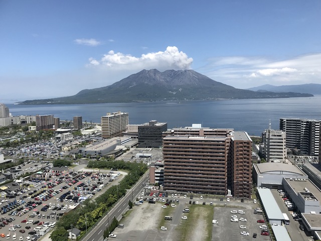 鹿児島県庁 展望ロビーの写真