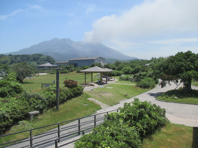 桜島溶岩なぎさ公園の写真