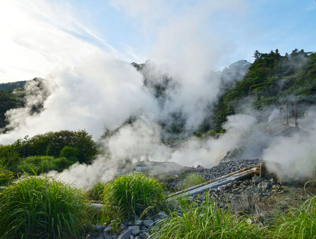 硫黄谷噴気地帯の写真