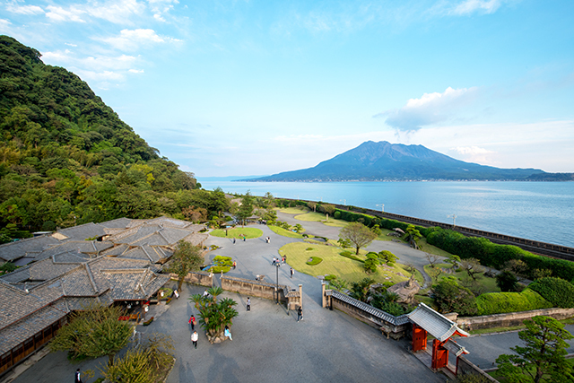 名勝 仙巌園の写真