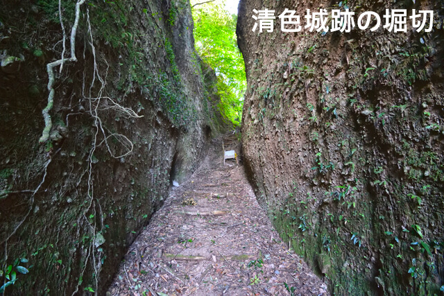 清色城跡の写真