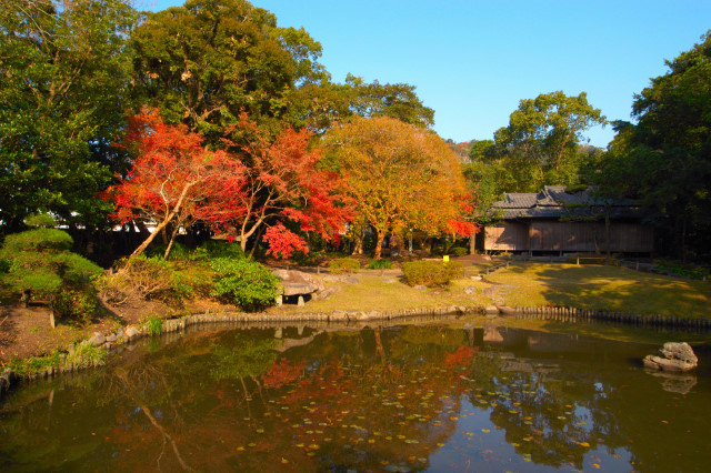 国指定名勝 旧島津氏玉里邸庭園の写真